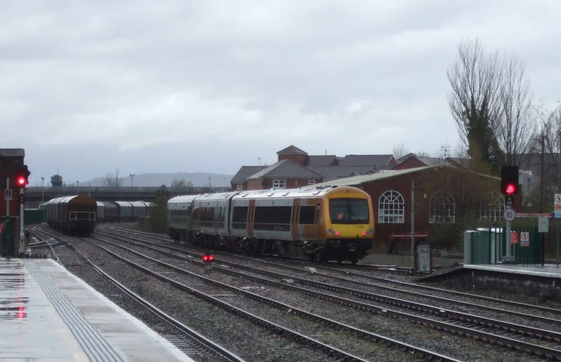 Hereford station, served by Transport for Wales, West Midlands Railway and GWR