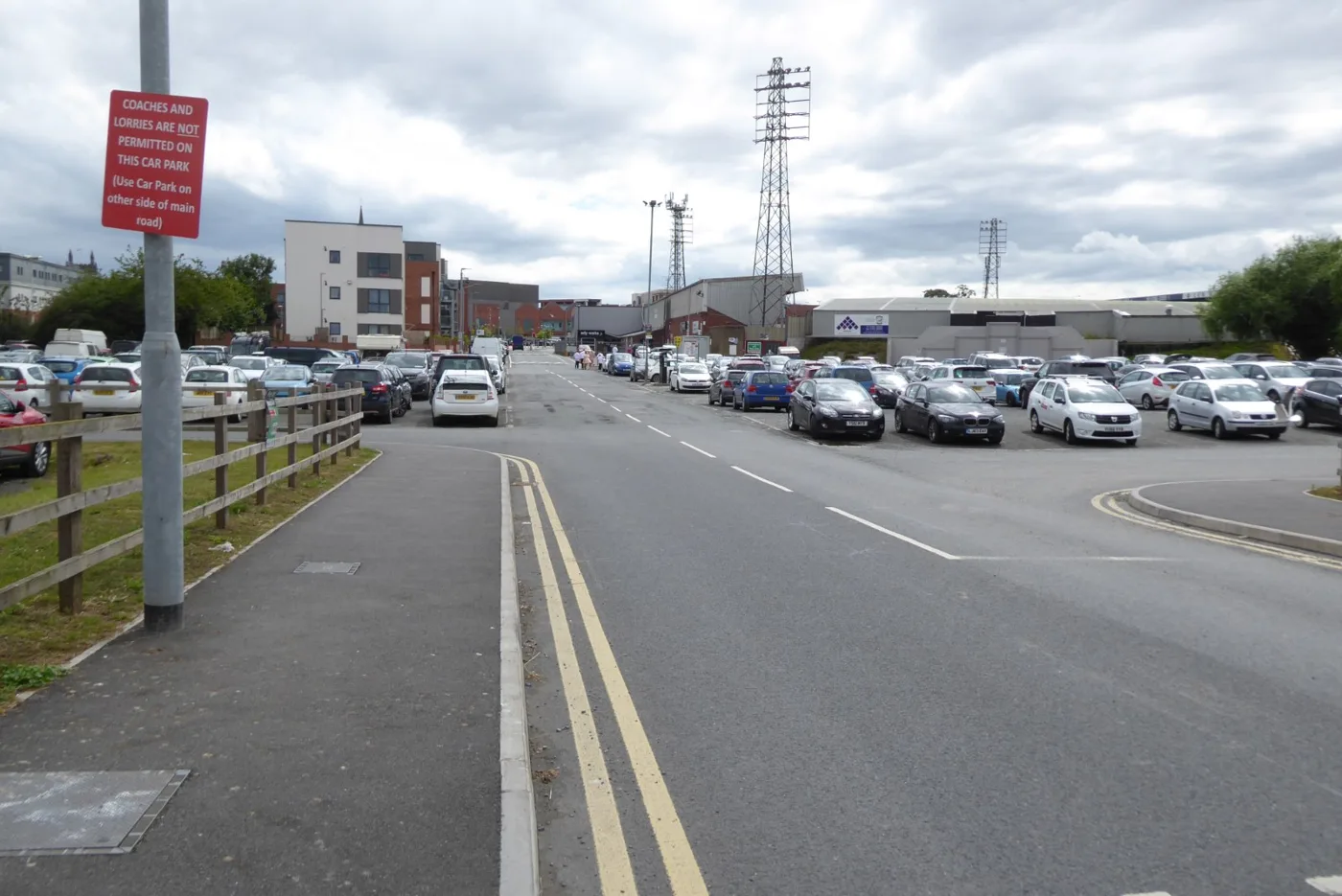 Merton Meadow car park in Hereford, where a full day costs £5.50 against £17 at Gaol Street.